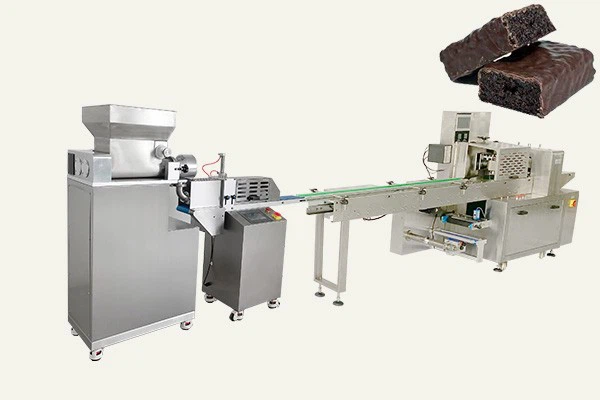 date bar machine with automatic packing line